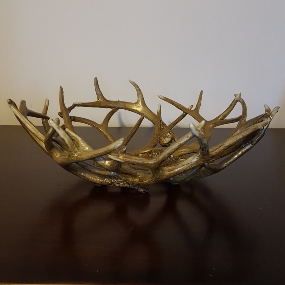 Antler Decorative Bowl